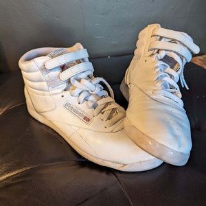 Reebok white sneakers
